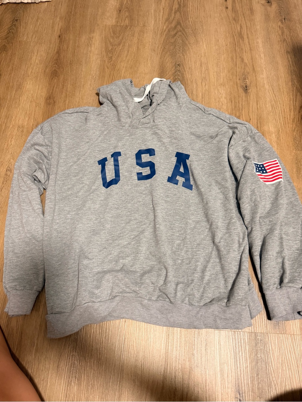 USA Grey Hoodie Sweatshirt